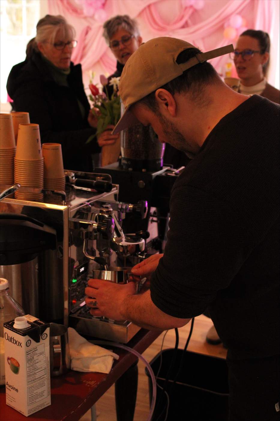 Barista at event